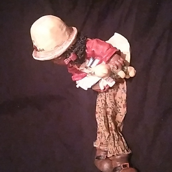 Collectable African America CB Brand Figurine with Book & Teddy Bear (B3) - Picture 5 of 9